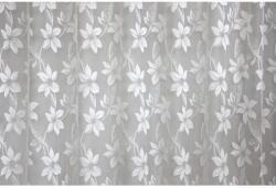  Függöny jacquard virágmintás 285 cm széles méteráru (46238)
