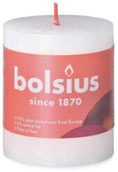 Bolsius Rustic Shine tömbgyertya 68 mm x 80 mm Cloudy White
