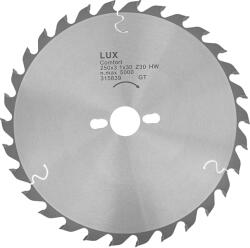 LUX-TOOLS keményfém daraboló fűrészlap fához átmérő: 250 mm 30 fog (315839)