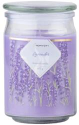 Emocio Glass Illatgyertya üvegfedéllel 93 mm x 142 mm Levendula