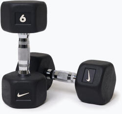 Nike Strength Gantere Nike Strength Hex Dumbbell 2 x 6 kg black/white