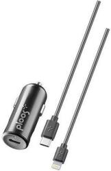 Cellularline Încărcător auto Cellularline - 9026, 12V PD, USB-C, 20W, negru (PLCCKITC2LMFI20WK)