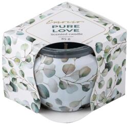 Emocio Üvegpoharas illatgyertya 70 mm x 62 mm Pure Love