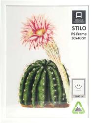  Fotókeret műanyag Stilo fehér L 30 cm x 40 cm