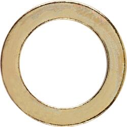 LUX-TOOLS távtartó alátét zsanérhoz sárgaréz bevonattal átmérő 10 mm 12 db