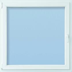 CANDO Műanyag ablak bukó-nyíló 6-kamrás 88 cm x 58 cm jobbos fehér (1101011)