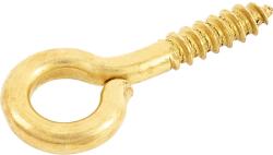  Sárgaréz csavarozható szem 3 x 20 mm 6 db