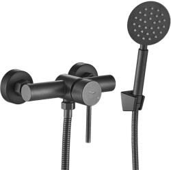 Laveo NOIA fali zuhanycsap zuhanyszettel, grafit (BNK_941D) - aquamixwebaruhaz