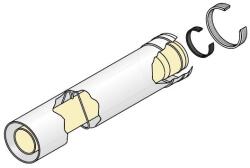 Fondital Alu/PPs koncentrikus füstcső kondenzációs kazánhoz - 100/150 - 1, 0 méter (F0PROLUNG22)