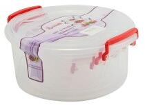 Perfect Home Cutii din Plastic pentru Depozitarea Alimentelor, 4 Bucati, Transparente, Perfect Home (MRK-13222)