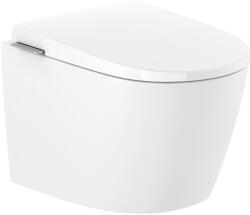 Roca Avant wc csésze lassú záródású ülőkével függesztett perem nélkül mély öblítéssel fehér fényes A80336NS01 (A80336NS01)