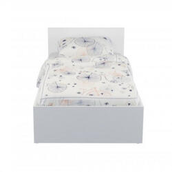Meble Stolarz Pietro II NEW Egyszemélyes Ágykeret 90x200, Ágyráccsal MoonLight Matraccal - Fehér
