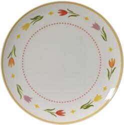 Kitchen goods ЧИНИЯ ПОРЦЕЛАН 874183 Ø28.6х2.5см БЯЛА С ЛАЛЕ (874183)