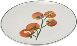 Kitchen goods ЧИНИЯ ПОРЦЕЛАН 874449 Ø20.2х2.3см БЯЛА С ДОМАТИ (874449)
