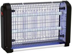 Somogyi Elektronic IKM50L elektromos beltéri rovarcsapda, 50 m2-es hatókörzet, UV-A fény, 2x4, 5W LED, rovargyűjtő tálca, hálózati tápellátás - elektrosokk