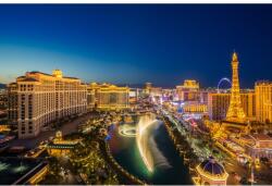 MÉDIA Öntapadó és mosható falfestmény City35 Las Vegas éjszaka, 250 x 150 cm (FOTOTAP6593)