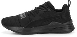 PUMA Puma, Wired Run Pure JR futócipő kontrasztos logóval, Fekete, 38.5 EU (390847-01-5.5)