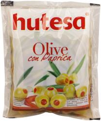 hutesa paprikakrémmel töltött zöld magozott olajbogyó enyhén sós lében 180 g