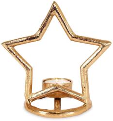 Vilde Csillag alakú gyertyatartó, Vilde, Alumínium, 15, 5 cm, Arany (569528-G)