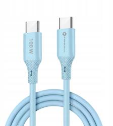 Forcell F-Energy USB A - Micro USB kábel 18W, Szilikon, 1m, Kék