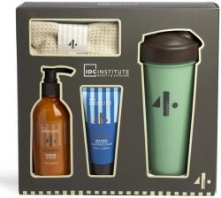 IDC Institute 4 termékből álló készlet férfiaknak, IDC Institute, törölközővel és üveggel, 259/100 ml