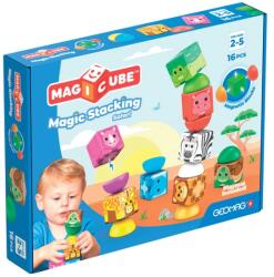 Geomag Magicube Blocks Stacking Szafari 16 db - Ajánlott: 1-5 éves korig unisex (31907) (31907)