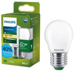 Philips ULTRAEFFICIENT P45 LED izzó E27/3, 8W/230V 2700K 872110305211700 (P7370)