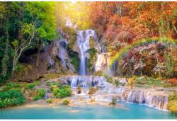 MÉDIA Öntapadó és mosható fali tapéta Vízesés színek, 250 x 150 cm (FOTOTAP4488)