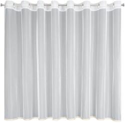 Eurofirany Cassie fényáteresztő függöny arany csipkével Fehér 300x150 cm (HS386766)