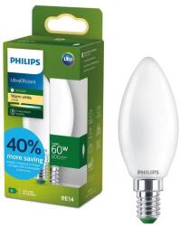 Philips ULTRAEFFICIENT LED izzó B35 E14/3, 8W/230V 2700K 872110305203200 (P7366)