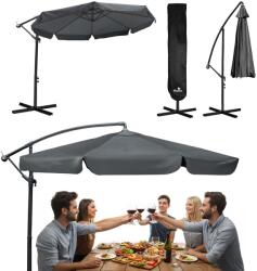 Plonos Umbrelă de grădină pliabilă, segmentată 8, 350 cm, cu husă Plonos PL-881 (J-488100)