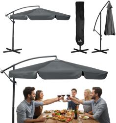 Plonos Umbrelă de grădină pliabilă cu 6 segmente 350 cm cu husă Plonos PL-880 (J-488000)