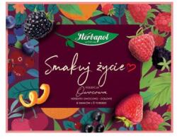 Herbapol Vegyes teák, Herbapol, gyümölcskollekció, 30 tasak, cseresznye, málna, eper, erdei gyümölcs ízű, 52, 5 g