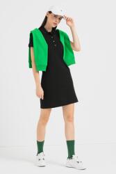 Lacoste Lacoste, Galléros pikéruha diszkrét logóval, Fekete, 40 (EF5473-031-40)