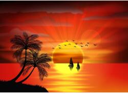 Blueback MAT Tapéta Pálmafák14, 300 x 200 cm (BBIMG4797)