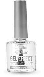 Crystal Nails Crystal Nails Gel Effect Top Coat 10ml - szepsegcikk