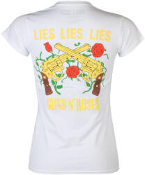 ROCK OFF дамска тениска Guns N' Roses - Lies, Lies, Lies - WHT - ROCK OFF - GNRTS59LW