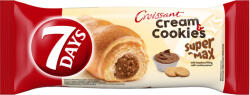 7DAYS Super Max Cream&Cookies croissant mogyikrém töltelék keksz darab-98g - kamraellato