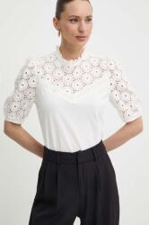 Morgan bluza din bumbac DULIE PPYH-BDD0F1_01X (DULIE.OFF.WHITE)