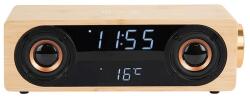 Karlsson ceas deșteptător cu încărcător wireless și difuzor Bluetooth Classic BT speaker Radio 99KK-ZEU07E_12X (KA6059WD)