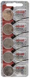 Maxell higany- és kadmiummentes gombelem, 3V, CR2032 - 5 db/csomag