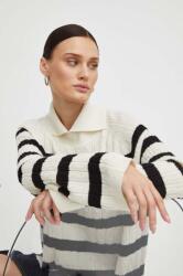 Lovechild gyapjú pulóver - bézs S - answear - 117 990 Ft