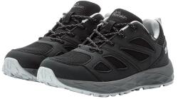 Jack Wolfskin gyerek cipő WOODLAND 2 TEXAPORE LOW K - fekete 28