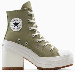Converse sportcipő Chuck 70 De Luxe Heel - zöld Női 41 - answear - 33 990 Ft
