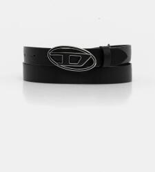 Diesel bőr öv OVAL D LOGO B-1DR 25 - fekete 80