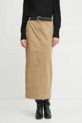 Bardot szoknya - bézs S - answear - 47 990 Ft