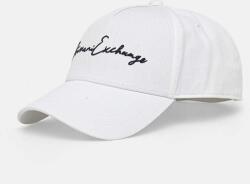 Armani Exchange pamut baseball sapka - fehér Univerzális méret - answear - 15 990 Ft