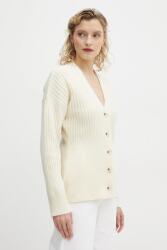 Bruuns Bazaar gyapjú kardigán - bézs S