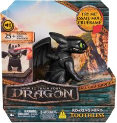 DreamWorks Dragons Figurina cu efecte sonore, DreamWorks Dragons, Roaring Minis, Toothless, 20151465 (S00076785_002w)