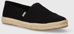 Toms espadrilles Alpargata Rope 2.0 - fekete Női 40